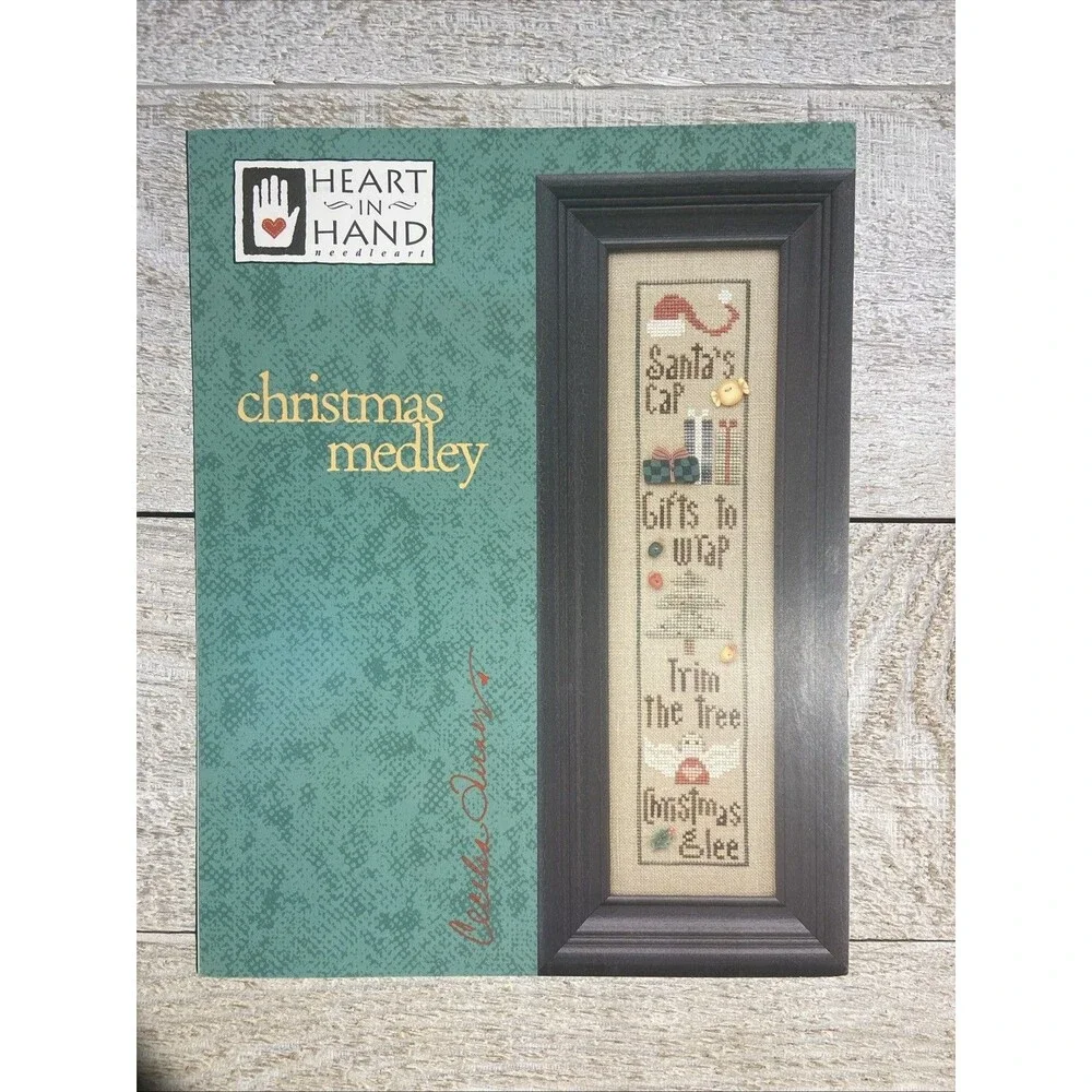 Heart In Hand Christmas Medley Counted Cross Stitch Pattern 8P